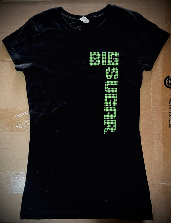 ladies Big Sugar dot logo tshirt *SM ONLY*