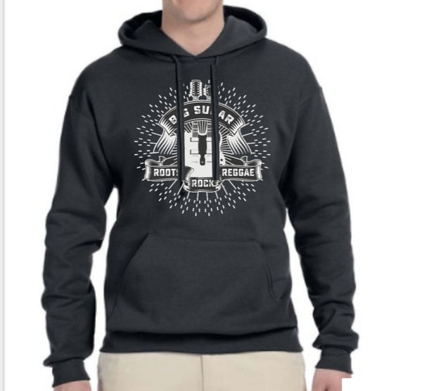 Hoodie- Big Sugar Crest front with sleeve logo